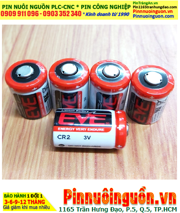 Pin CR2; Pin EVE CR2; Pin nuôi nguồn EVE CR2 lithium 3.0v 1/2AA 1000mAh