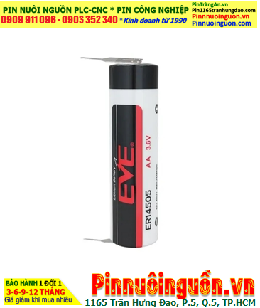 EVE ER14505 (chân thép hàn); Pin nuôi nguồn EVE ER14505 lithium 3.6v AA 2600mAh chính hãng