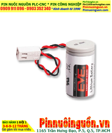 EVE ER14250-MLB; Pin nuôi nguồn EVE ER14250 lithium 3.6v 1/2AA 1200mAh chính hãng