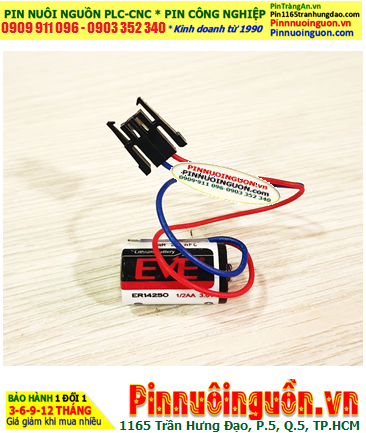 Pin EVE ER14250; Pin nuôi nguồn PLC EVE ER14250 lithium 3.6v 1/2AA 1200mAh chính hãng