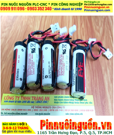 Pin ER14505 _Pin EVE ER14505; Pin nuôi nguồn EVE ER14505 lithium 3.6v AA 2600mAh (zắc cắm trắng)