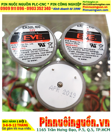 Pin ER32L100 _Pin EVE ER32L100; Pin nuôi nguồn PLC EVE ER32L100 lithium 3.6v 1/6D 1700mAh chính hãng