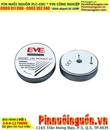 Pin ER2450T _Pin EVE ER2450T; Pin nuôi nguồn EVE ER2450T (TL-5186)  lithium 3.6v 400mAh chính hãng
