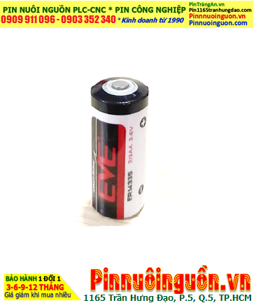 Pin ER14335 _Pin EVE ER14335; Pin nuôi nguồn EVE ER14335 lithium 3.6v 2/3AA 1650mAh chính hãng