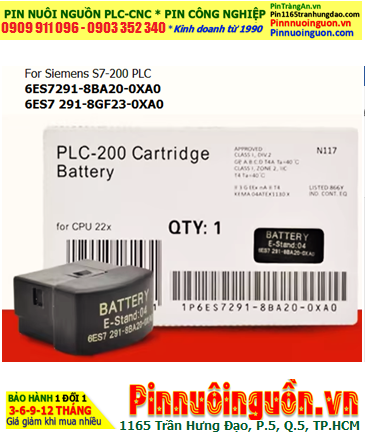 Siemens S7-200; Pin Siemens S7-200; Pin nuôi nguồn PLC Siemens S7-200 _Made in Germany