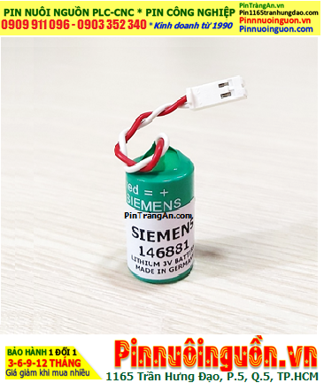 SIEMENS 146881; Pin nuôi nguồn SIEMENS 146881 lithium 3.0v 1/2AA 850mAh chính hãn  _Xuất xứ Đức