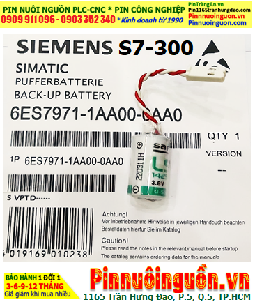 Pin 6ES7971-1AA00-0AA0; Pin nuôi nguồn Siemens 6ES7971-1AA00-0AA0 lithium 3v _Xuất xứ PHÁP