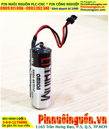 Omron R88A-BAT01G; Pin nuôi nguồn PLC Omron R88A-BAT01G lithium 3.6v _Xuất xứ Nhật