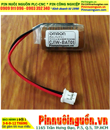 Omron CJ1W-BAT01, Pin nuôi nguồn PLC Omron CJ1W-BAT01 lithium 3v 1000mAh chính hãng, Xuất xứ Nhật