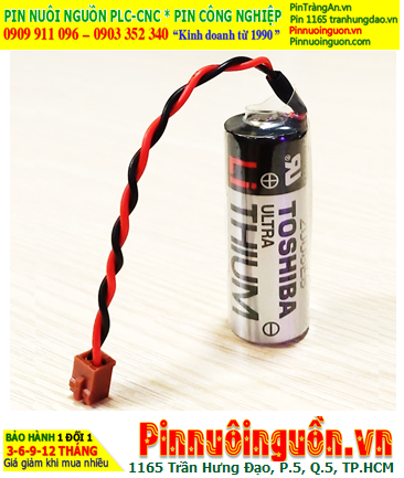 Toshiba ER17500V (Zắc Omron); Pin nuôi nguồn Omron CS1W-BAT01 lithium 3.6v 2700mAh _Xuất xứ Nhật