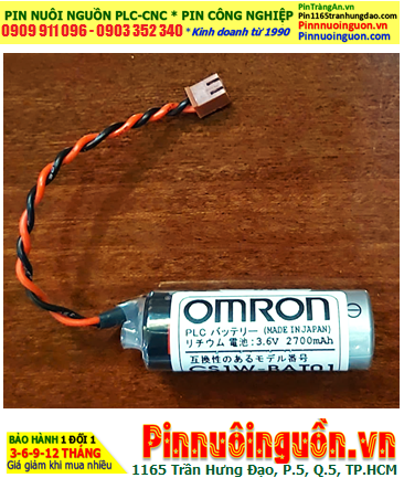 OMRON CS1W-BAT01, Pin nuôi nguồn PLC OMRON CS1W-BAT01 lithium 3.6V 2700mAh _Xuất xứ NHẬT