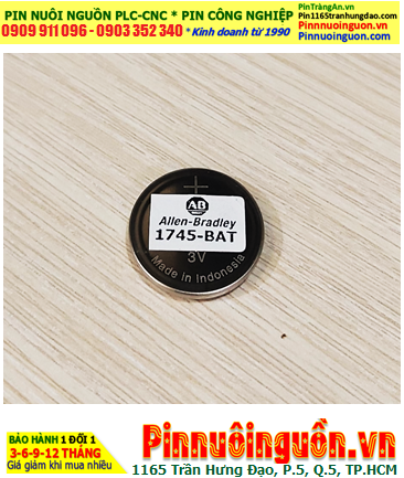 Allen Bradley 1745-BAT; Pin nuôi nguồn Allen Bradley 1745-BAT chính hãng/ Xuất xứ Indonesia