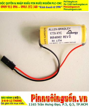 Allen Bradley AB 1770-XYC/A; Pin nuôi nguồn Allen Bradley AB 1770-XYC/A chính hãng, Xuất xứ NHẬT
