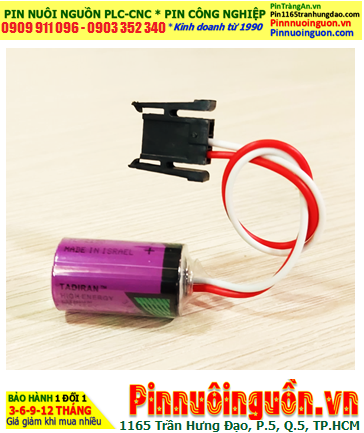 Tadiran TL-5902 (Zắc Allen); Pin nuôi nguồn Tadiran TL-5902 lithium 3.6v 1/2AA 1200mAh _Xuất xứ Israel