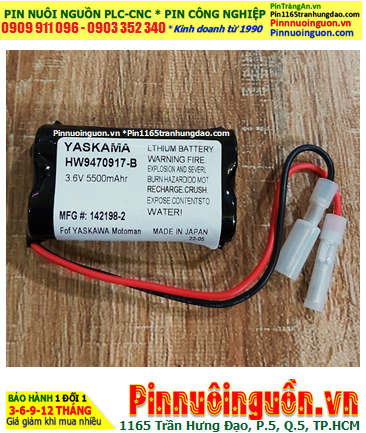 Yaskawa HW9470917-B; Pin nuôi nguồn Yaskawa HW9470917-B lithium 3.6v chính hãng (Xuất xứ NHẬT)
