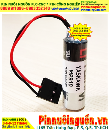 Yaskawa MP940, Pin nuôi nguồn Yaskawa MP940 lithium 3.6v 2000mAh chính hãng, Xuất xứ Nhật