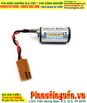 YASKAWA 34-369636-00; Pin nuôi nguồn YASKAWA 3.6v 1/2AA 1200mAh chính hãng, Xuất xứ Nhật