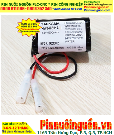 Yaskawa HW9470917-B; Pin nuôi nguồn Yaskawa HW9470917-B lithium 3.6v chính hãng (Xuất xứ NHẬT)