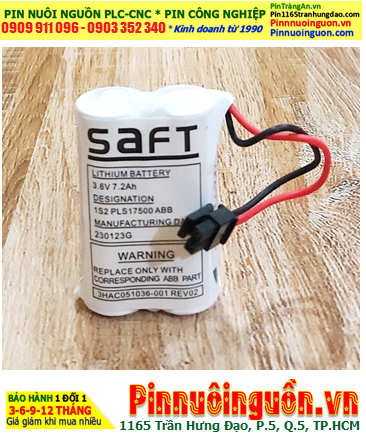 ABB 3HAC051036-001; Pin nuôi nguồn ABB 3HAC051036-001 lithium 3.6v 7200mAh _Xuất xứ Pháp