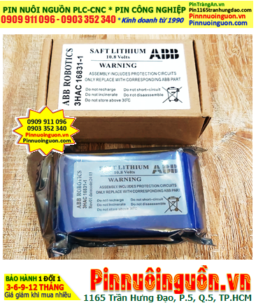 ABB 3HAC16831-1, Pin nuôi nguồn ABB 3HAC16831-1 lithium 10.8v 17 000mAh chính hãng _X.xứ Pháp
