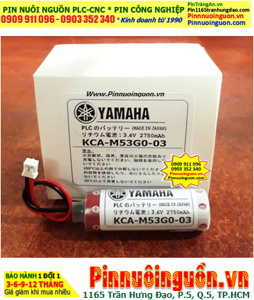 Yamaha KCA-M53G0-03, Pin nuôi nguồn PLC Yamaha KCA-M53G0-03 lithium 3.6v 2750mAh, Xuất xứ Nhật