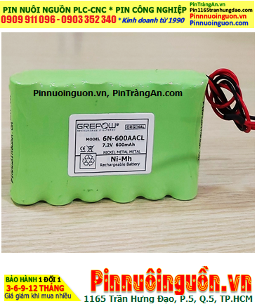 YAMAHA 6N-600AACL; Pin nuôi nguồn YAMAHA 6N-600AACL (NiMh 7.2V-600mAh) chính hãng