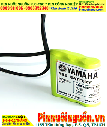 Yamaha KR4-M4251-101, Pin nuôi nguồn Yamaha KR4-M4251-101 (3.6v 700mAh) chính hãng /Xuất xứ NHẬT