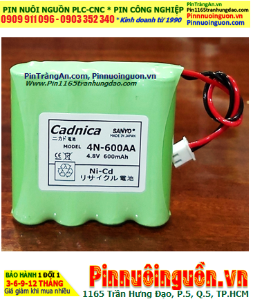 Cadnica 4N-600AA, Pin nuôi nguồn Yamaha 4N-600AA (4.8v-600mAh) chính hãng /Xuất xứ NHẬT