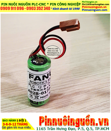 FANUC A02B-0177-K106; Pin nuôi nguồn FANUC A02B-0177-K106 lithium 3v, Xuất xứ NHẬT