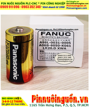 Fanuc A06B-6050-K061, Pin nuôi nguồn Fanuc A06B-6050-K061 chính hãng, Xuất xứ BỈ (Begium)