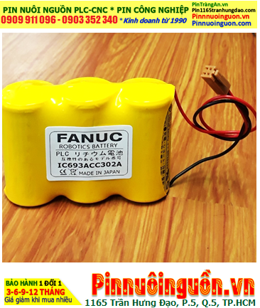 Fanuc IC693ACC302A; Pin nuôi nguồn Fanuc IC693ACC302A (Orginal không vỏ hộp) _Xuất xứ Nhật