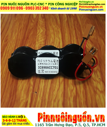 FANUC 44A747665 -001R03; Pin GE FANUC IC698ACC701 44A747665 -001R03 chính hãng, Xuất xứ Indonesia