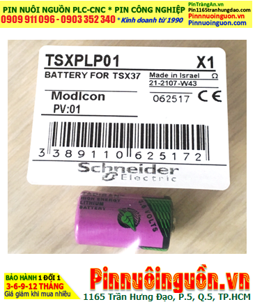 Schneider TSXPLP01, Pin nuôi nguồn Schneider TSX-PLP-01 lithium 3.6v, Xuất xứ ISRAEL