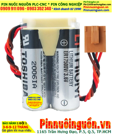 Kawasaki MD500N (Zắc nâu, Mũ chụp), Pin nuôi nguồn Kawasaki Robot MD500N lithium 3.6v (X.xứ Nhật)