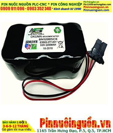 8N1200SCK OKUMA E5503-377-001, Pin nuôi nguồn PLC 8N1200SCK OKUMA E5503-377-001