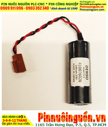 DENSO 410076026, Pin nuôi nguồn DENSO Robotics 410076026 lithium 3.6v chính hãng /Xuất xứ PHÁP
