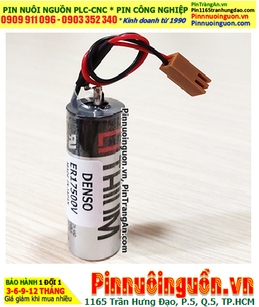 DENSO ER17500V _Pin nuôi nguồn PLC DENSO ER17500V lithium 3.6v, Xuất xứ Nhật