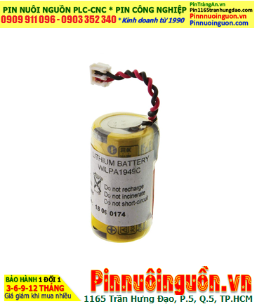 Modicon WILPA1949C _Pin nuôi nguồn Modicon WILPA1949C lithium 3.0v 1200mAh (Xuất xứ Nhật)