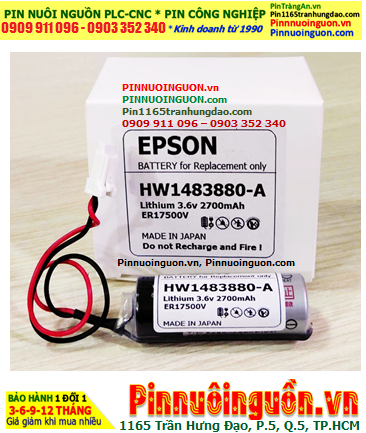 EPSON HW1483880-A, Pin nuôi nguồn PLC EPSON HW1483880-A chính hãng, Xuất xứ NHẬT