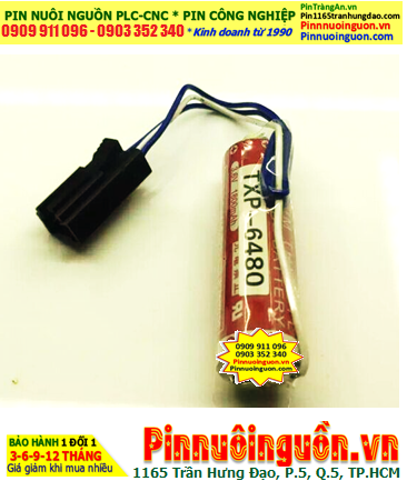 TOYODA TXP-6480, Pin nuôi nguồn PLC TOYODA TXP-6480 lithium 3.6v 1800mAh /Xuất xứ NHẬT