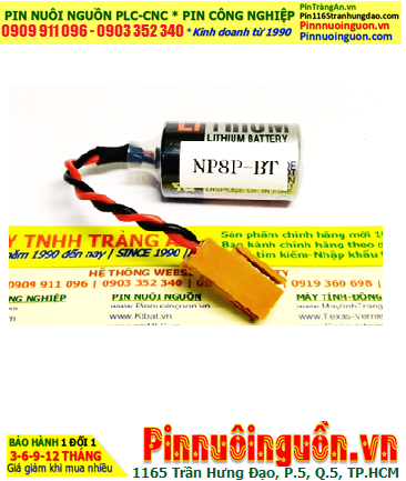 Toyo NP8P-BT _Pin nuôi nguồn Toyo NP8P-BT lithium 3.6v 1000mAh (Xuất xứ Nhật)