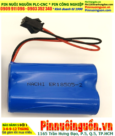 Nachi Robot 2ER18505 (2 viên ghép đôi), Pin nuôi nguồn Nachi Robot 2ER18505 lithium 3.6v