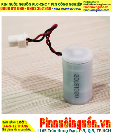 Pin ER14250, Pin đồng hồ nước ER14250 lithium 3.6v 1/2AA 1200mAh chính hãng (đóng hộp như hình)