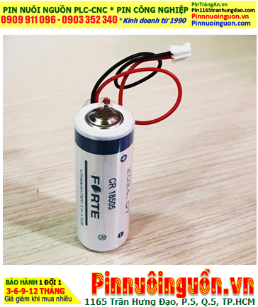 FORTE CR18505 (Zắc PH2.0-2P), Pin FORTE CR18505 Lithium Manganese 3v 2500mAh chính hãng