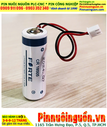 FORTE CR18505 (Zắc PH2.54-2P), Pin FORTE CR18505 Lithium Manganese 3v 2500mAh chính hãng