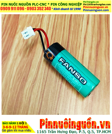 FANSO CR17450E (zắc trắng 2.54); Pin nuôi nguồn FANSO CR17450E lithium 3.0v 2200mAh chính hãng