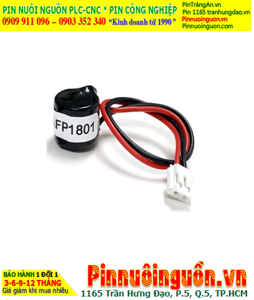 Pin Panasonic AFP1801; Pin AFP1801; Pin nuôi nguồn PLC Panasonic AFP1801 lithium 3v _Made in Japan