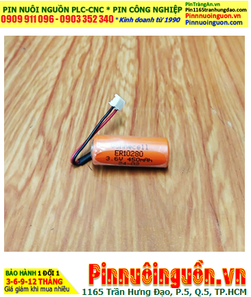 Pin ER10/28 _Pin ER10280; Pin nuôi nguồn ER10280 lithium 3.6v 2/3AAA 450mAh chính hãng