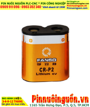 Pin CR-P2 _Pin FANSO CR-P2; Pin lithium 6v FANSO CR-P2 PhotoLithium chính hãng