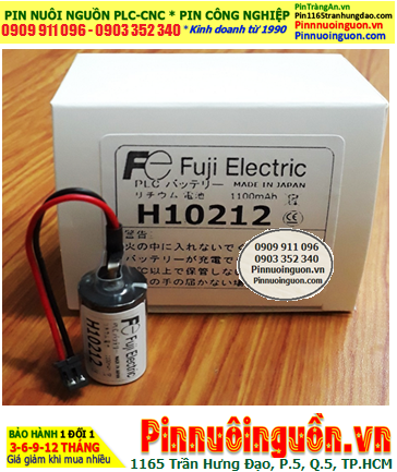 FUJI H10212, Pin nuôi nguồn PLC FUJI H10212 lithium 3.6v 1100mAh chính hãng, Xuất xứ NHẬT